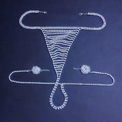Sexy Tassel Rhinestone Bra, Body Chain Jewelry