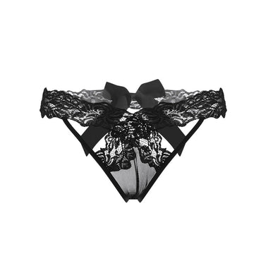 Sexy Cutout Bow Low Waist Briefs Lace Panties