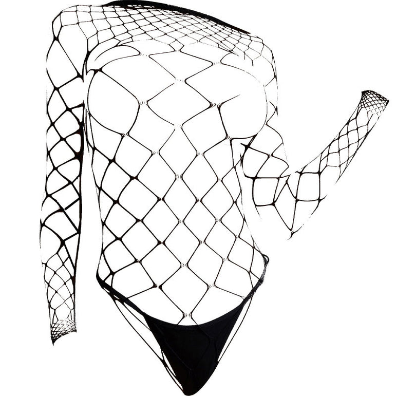 Sexy Lingerie Mesh Hollow Out Sexy Mesh Bodysuit